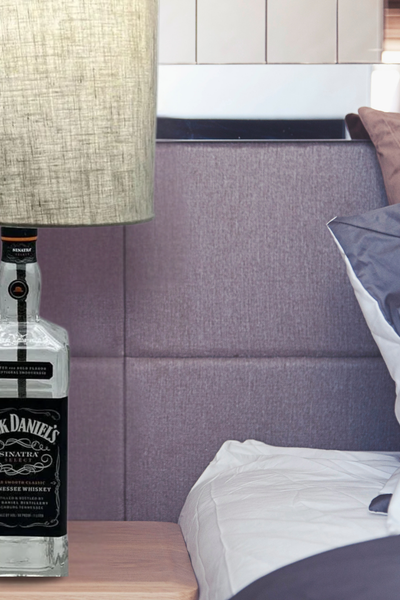 Jack Daniels Sinatra Bottle Lamp