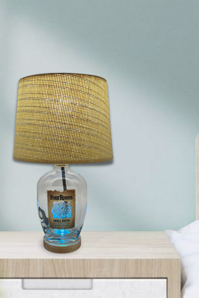 Four Roses Bourbon Bottle Lamp