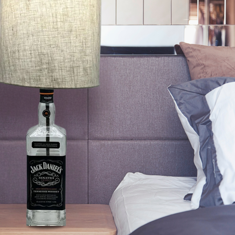 Jack Daniels Sinatra Bottle Lamp