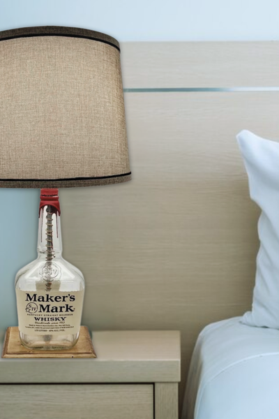 Makers Mark Bourbon Bottle Lamp