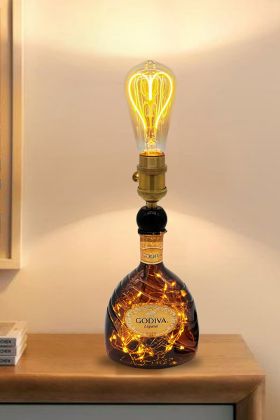 Godiva Liqueur Bottle Light