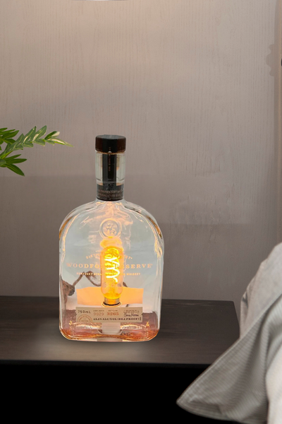 Woodford Reserve Bourbon Bottle Light