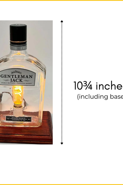 Gentleman Jack Whiskey Bottle Light