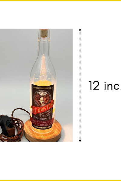 Yellowstone Bourbon Bottle Light