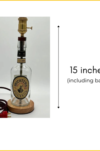 Michters Bourbon Bottle Lamp