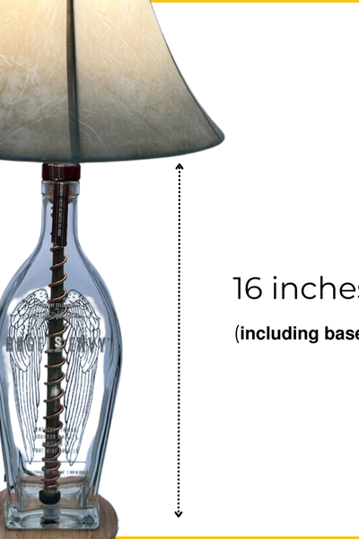 Angles envy bourbon bottle lamp
