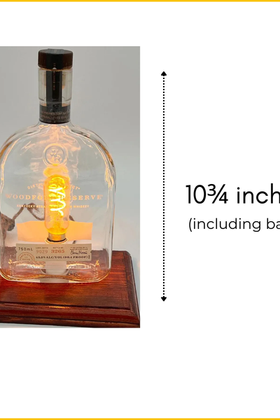 Woodford Reserve Bourbon Bottle Light