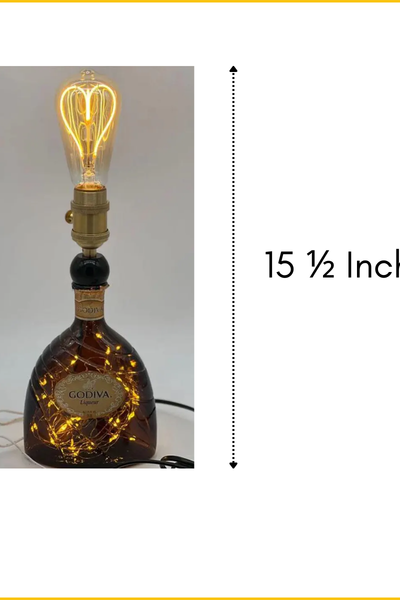 Godiva Liqueur Bottle Light