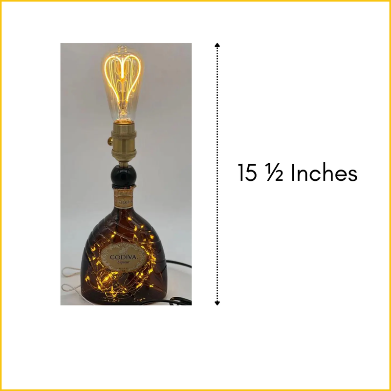 Godiva Liqueur Bottle Light