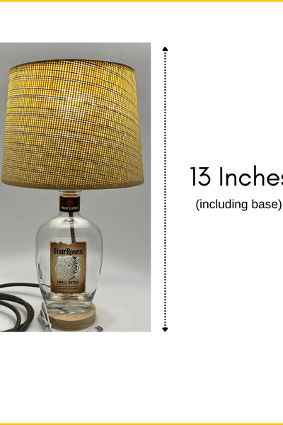 Four Roses Bourbon Bottle Lamp