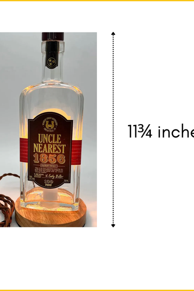 Uncle Nearest Bourbon Bottle Light