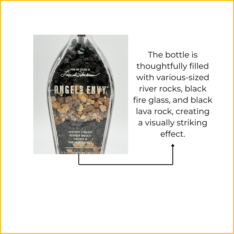 Angle Envy Bourbon Rocks Bottle Lamp