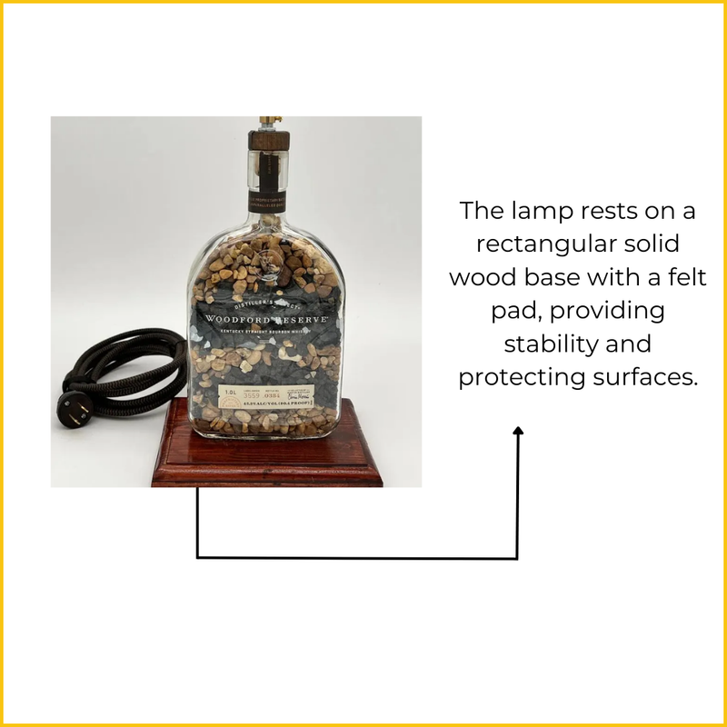 Woodford Reserve Double Oaked Bottle Lamp