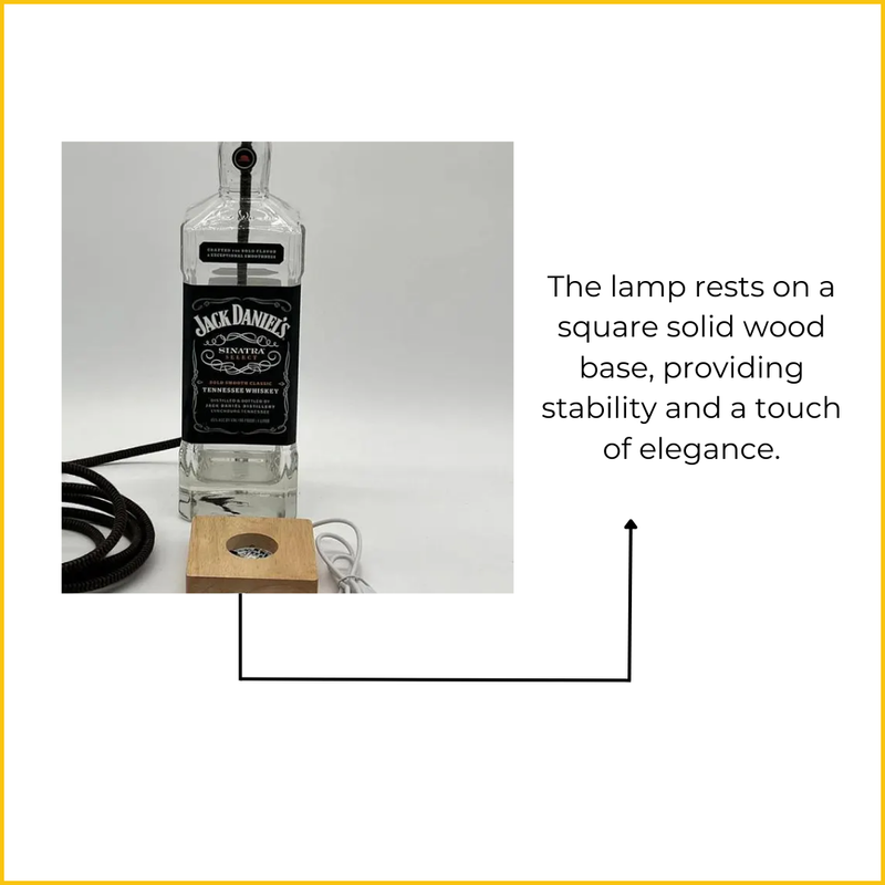 Jack Daniels Sinatra Bottle Lamp