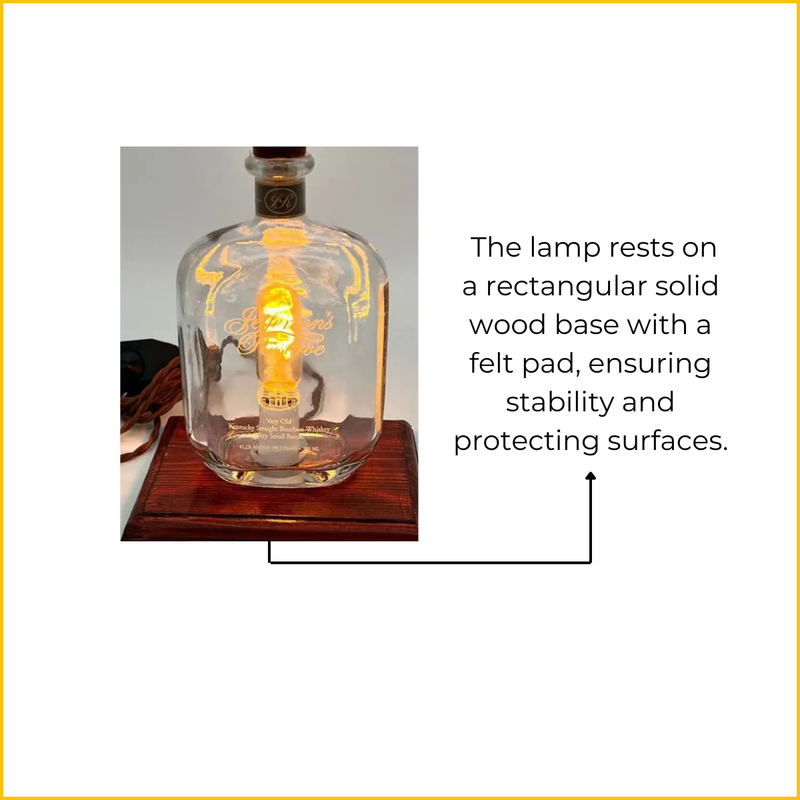 Jefferson Reserve Bourbon Bottle Light