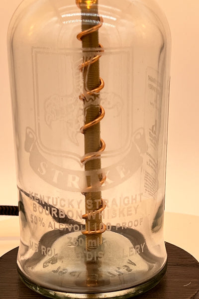 Strike Kentucky Straight Bourbon Whiskey Bottle Light