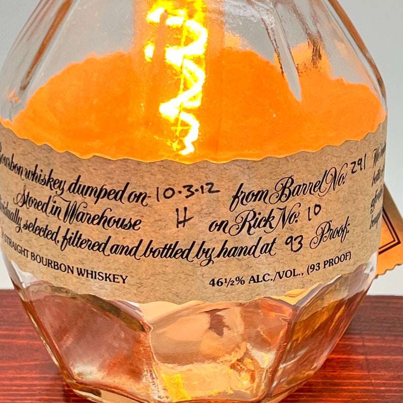 Blanton’s 750ml Bottle Light – Handcrafted Bourbon Decor with Edison Bulb